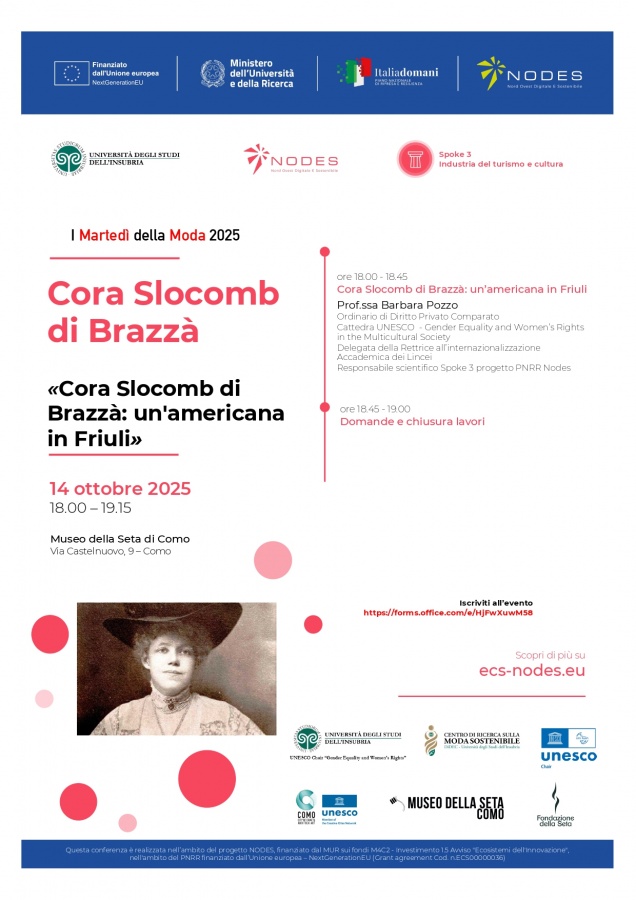 I martedì della Moda 2025 - Cora Slocomb di Brazzà ''un'americana in Friuli''
